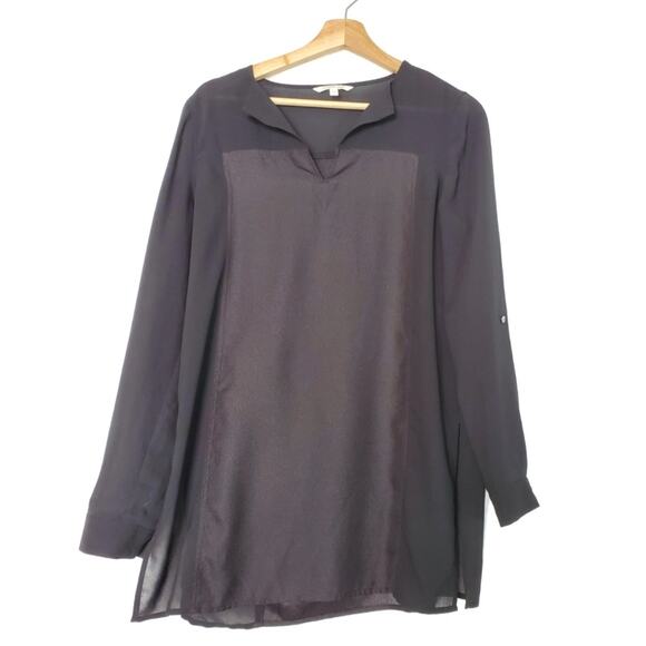 Calvin Klein Jeans | Roll Tab Sleeve Mid Panel Top - Picture 1 of 9